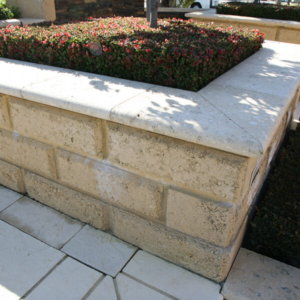 Limestone Block Reconstituted Garden Bed Block