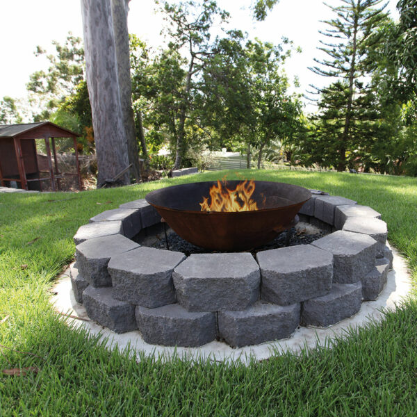 Garden Stone Blocks Charcoal - Fire Pits