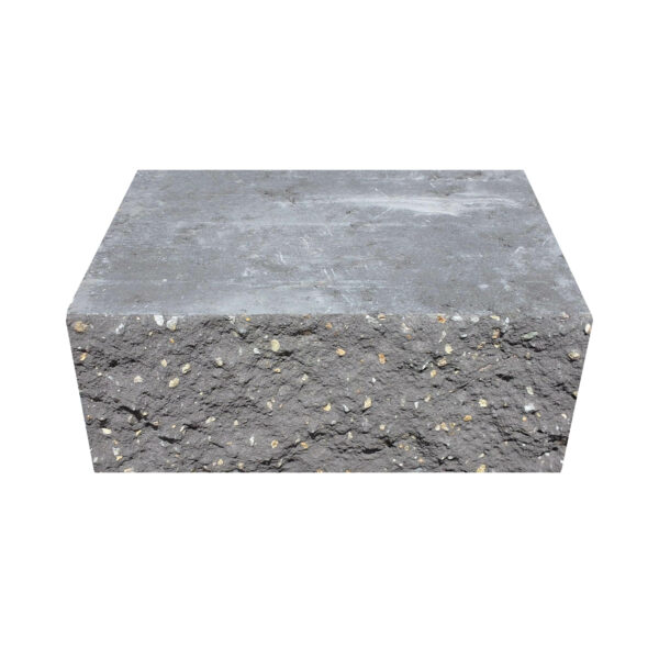 Garden Wall Block Straight Face Charcoal